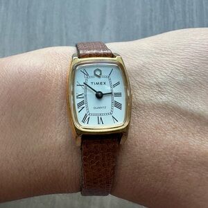 Timex • Brown Leather Watch